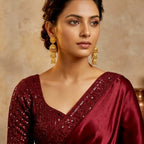 Gold Copper Triple Dome Ghungroo Jhumka Earrings For Women