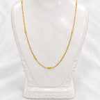 Gold Micro Plated Copper Geometric Link Neck Chain For Women