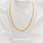 Gold Micro Plated Circular Motif Neck Chain For Women