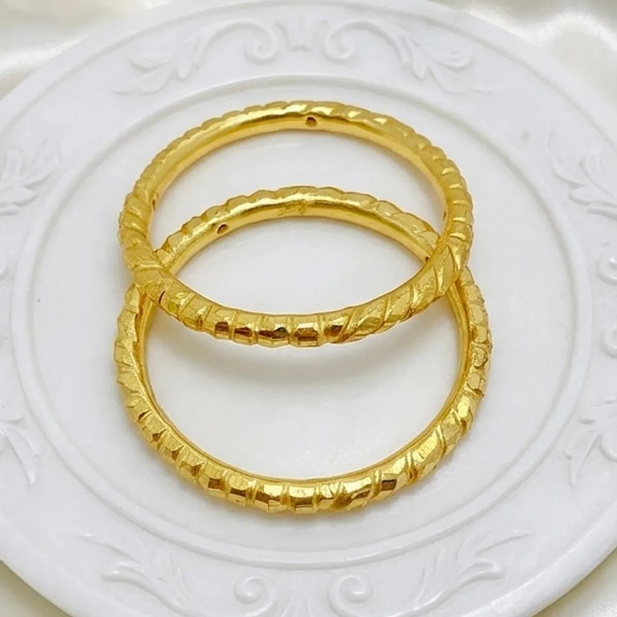 Gold Plated Nakshikari Bala Traditional Bengali Bangle For Women