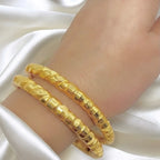 Gold Plated Nakshikari Bala Traditional Bengali Bangle For Women