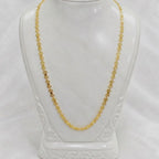 Gold Micro Plated Copper Fan Link Neck Chain For Women